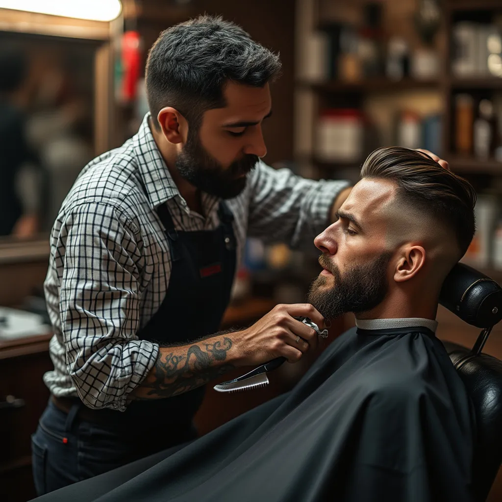 Barba bien arreglada